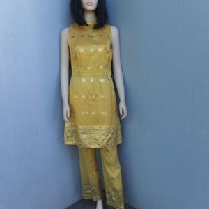 Vintage 60's  Pantsuit, Sari Style